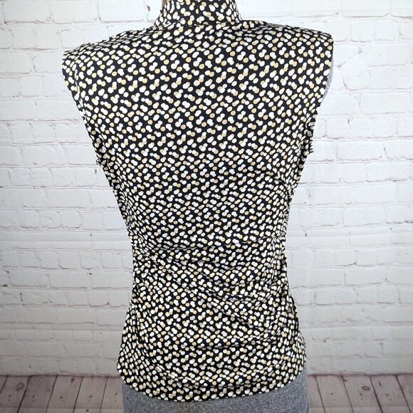 Vince Camuto Polka Dot Sleeveless Top M - Picture 5 of 6